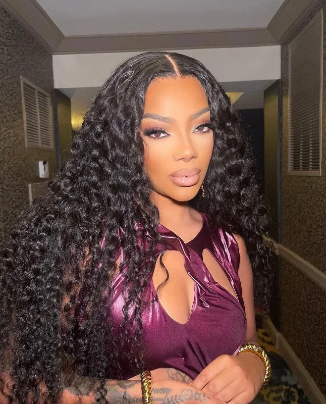 Synthetic lace wig with a heat - resistant formula6x6 HD Closure Wig 180%