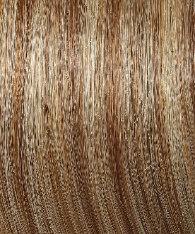 R1425 Honey Ginger | Golden Blonde with Light Gold highlights,  Medium Brown roots