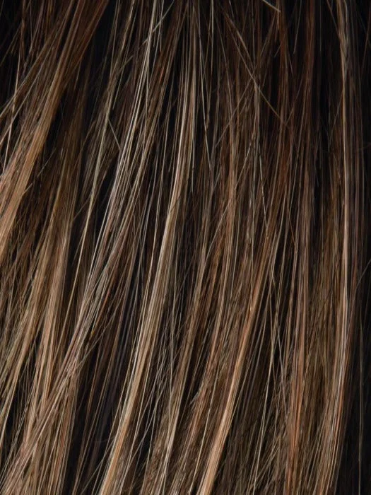 NOUGAT ROOTED | Medium-Light Ash Brown blended with Medium Honey Blondes, with Medium-Dark Brown Roots