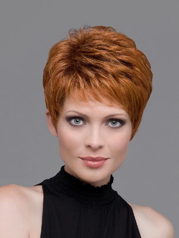 Human - hair wig with a straight texture for a sleek and minimalist lookHeather by Envy