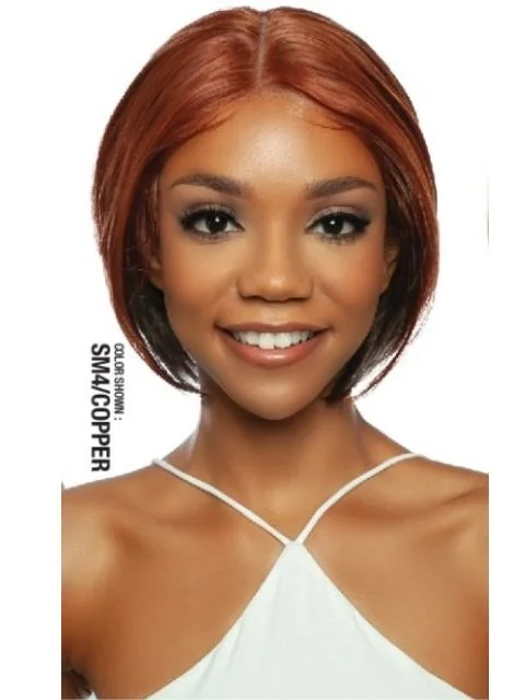 Lace wig with a 13x4 lace frontal for a wide - parting areaMane Concept Red Carpet 4" Deep Part HD Lace Front Wig - RCHD225 BELLE