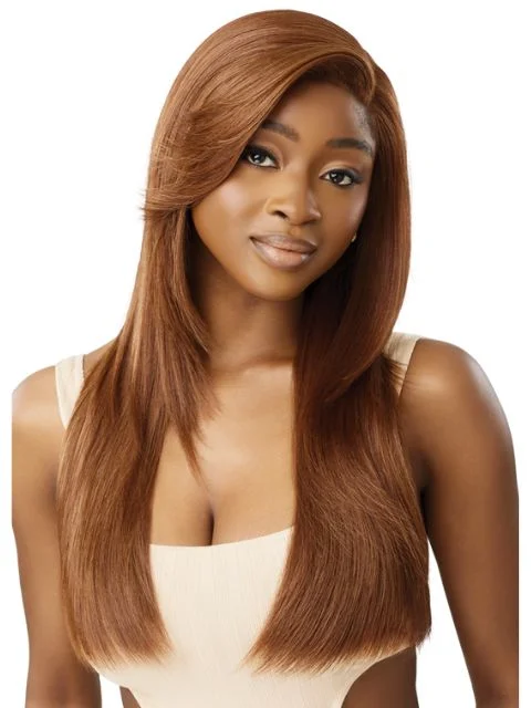 Lace wig with a side - part for a more flattering lookOutre HD Transparent Glueless Lace Front Wig - ALEIDA