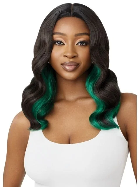 Lace wig with a pre - bleached knot for a natural - looking scalpOutre HD Transparent Glueless Lace Front Wig - EASTLYN