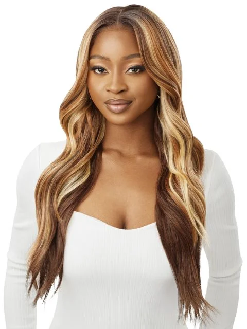 Lace wig with a pre - bleached knot for a natural - looking scalpOutre Perfect Hairline Fully Hand-Tied 13X6 Glueless HD Lace Front Wig  - LORENA