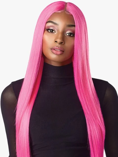 Lace wig with a 200 - density for a full and thick appearanceSensationnel Shear Muse Empress Lace Front Wig - LACHAN