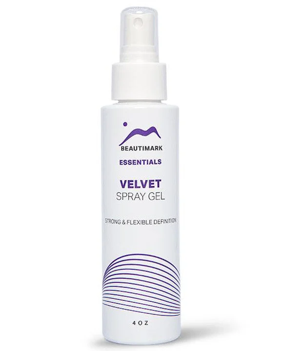 Human - hair wig with a silk - base cap for a comfortable and smooth feelVelvet Spray Gel