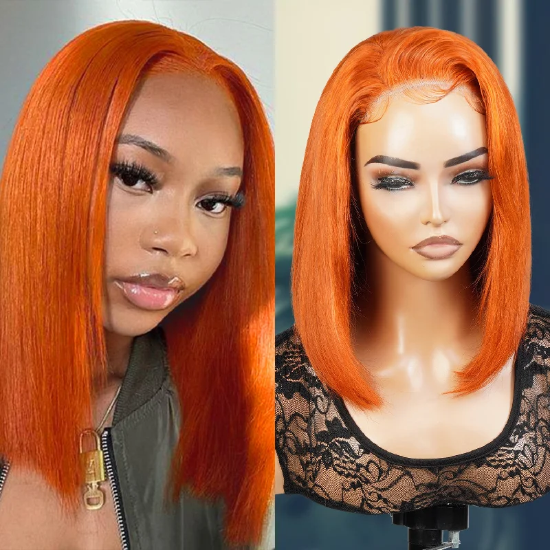 Full - lace wig with a natural - looking hairline for a seamless appearanceWear and Go Pre Cut Pre Plucked Glueless 5x5 Lace Wig 350 Bob 10"