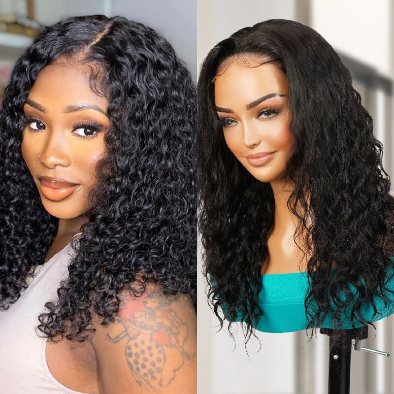 Lace wig with a natural - looking root for a more realistic lookWear and Go Pre Cut Pre Plucked Glueless 5x5 Lace Wig Loose wave 16"