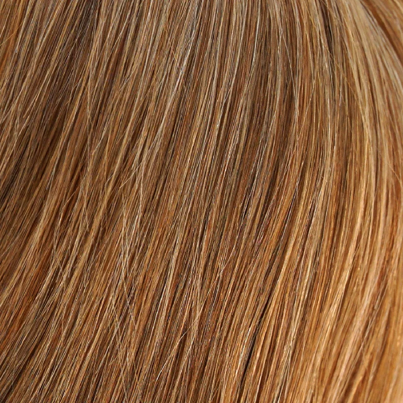 14/26 | New York Cheesecake | Med Natural Gold Brown & Lt Red-Gold Blonde Blend w/ Pale Natural Blonde Highlights