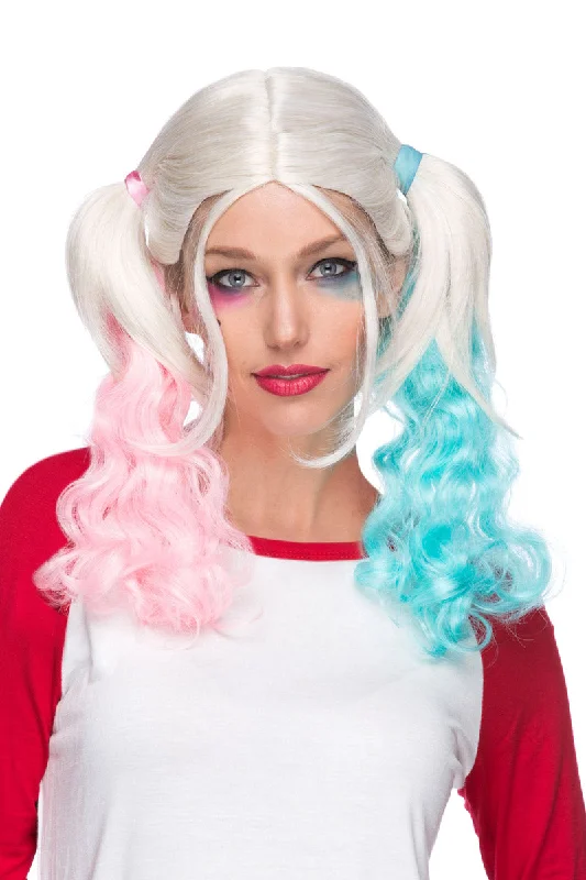 Colored wig with a natural - looking root for a more realistic lookCarley <br>Synthetic Wig