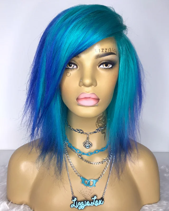 Colored wig with a wispy fringe for a soft and feminine lookDiamond Dust - Full Lace