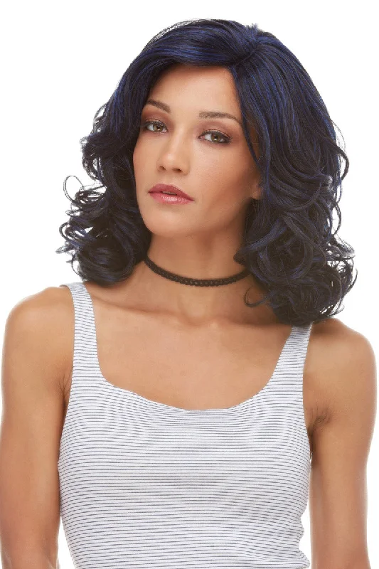 Human - hair colored wig for a natural and luxurious feelReagan <br>Synthetic Lace Front Wig