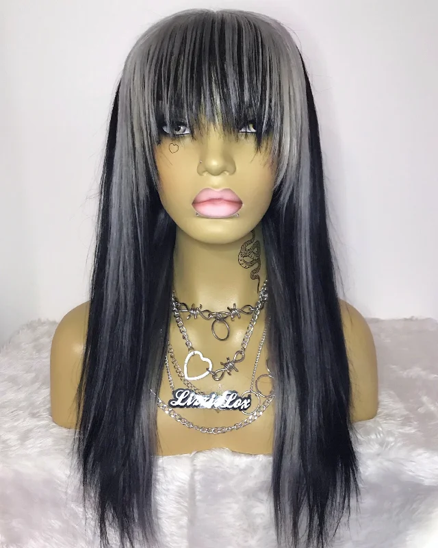 Colored wig with a pre - plucked hairline for a more natural lookSmoke & Mirrors - Lace Front