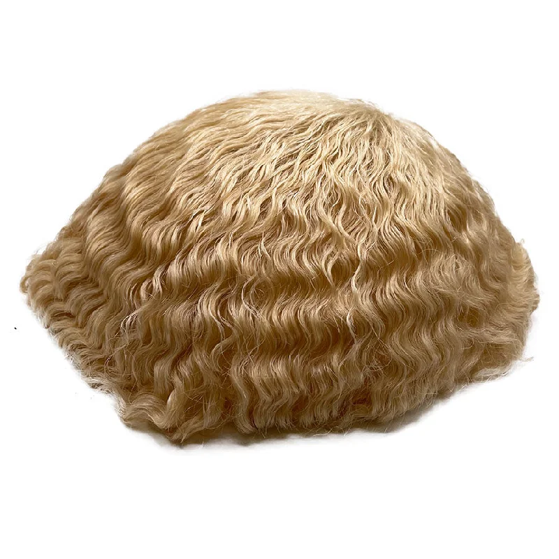 Braided wigs with a 180 - density for a full and thick appearance360 Wave Men Toupee #613