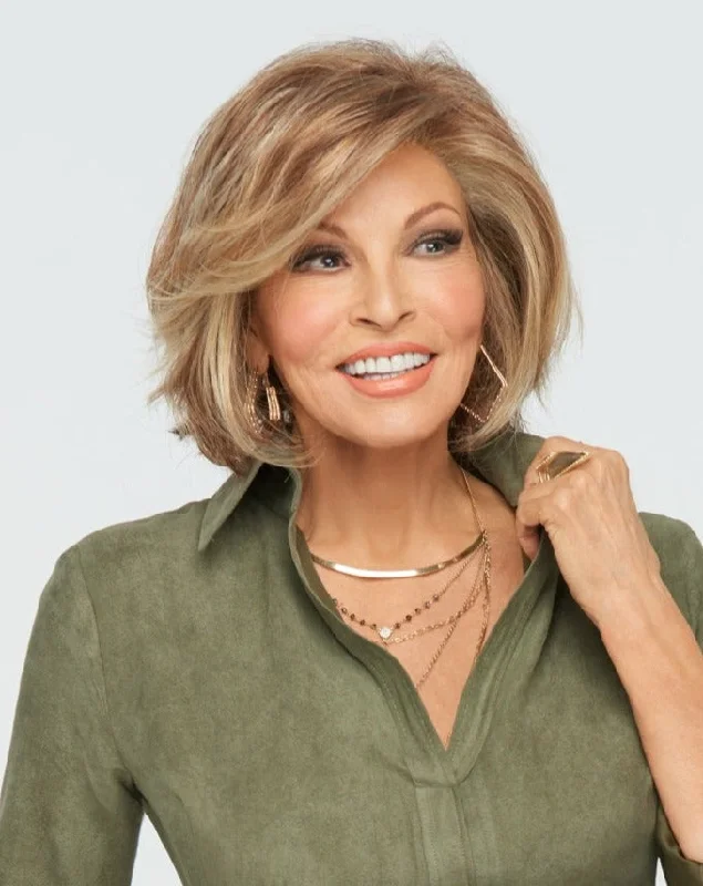 Lace wig with a wispy fringe for a soft and feminine lookAhead of the Curve Wig by Raquel Welch | Synthetic Hair | Average Cap