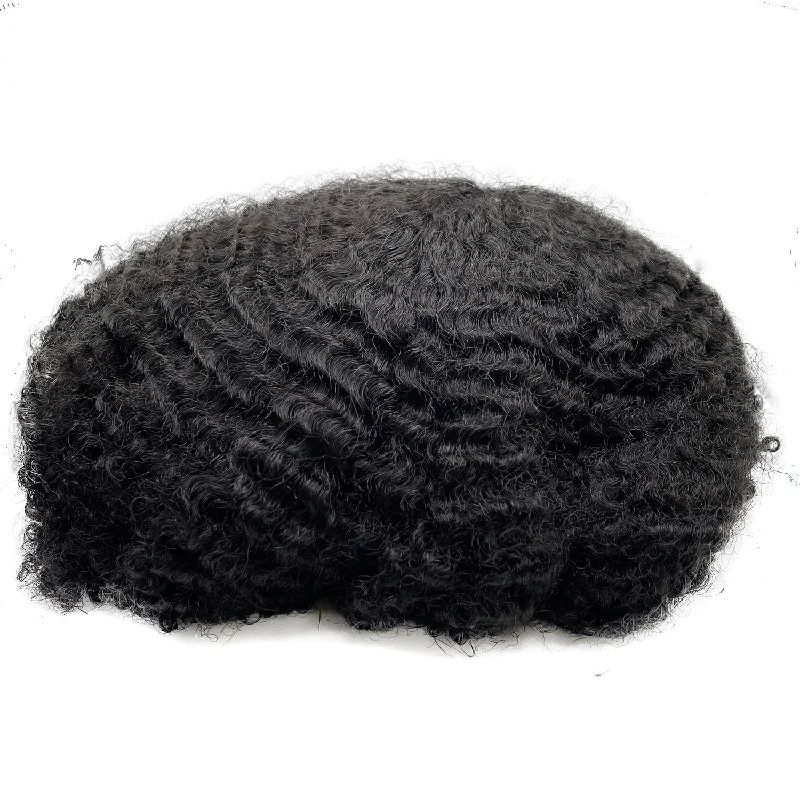 Human hair braided wigs for a luxurious feel360 Wave Men Toupee