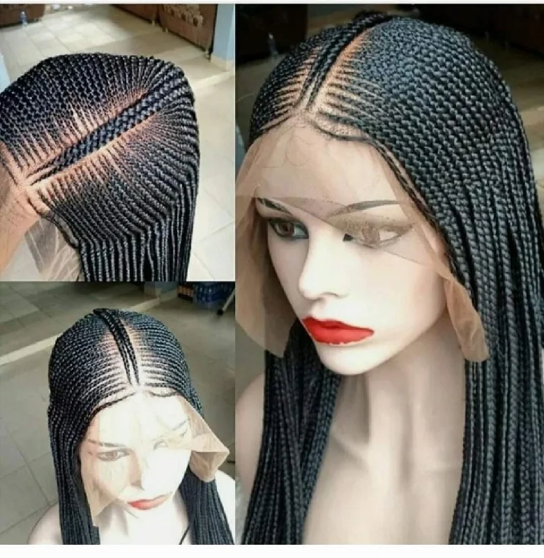 Braided wigs with a pre - plucked hairline for a natural lookJmkshair - Aisa