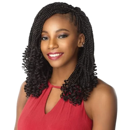 Box braided wigs with jumbo size for a bold lookLulutress 3X Kinky Twist 12"