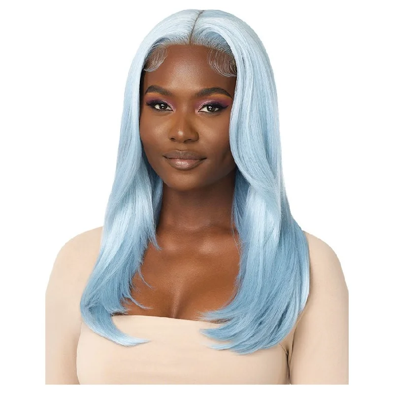 Synthetic lace wig with a heat - resistant formulaOutre Perfect Hairline 13" x 6" Glueless Synthetic HD Lace Frontal Wig - Kaliya (RUBY ESPRESSO & DRFF BLACK JADE only)