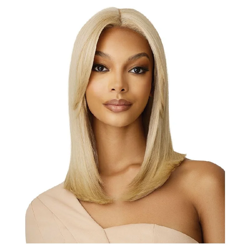 Full - lace wig with a natural - looking hairline for a seamless appearanceOutre Synthetic Glueless HD Lace Front Wig - Nayella