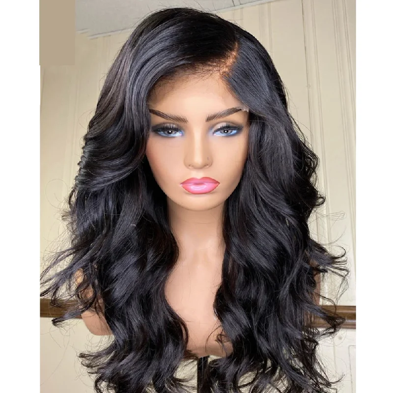 Adjustable - cap lace wig for a comfortable fitSassy Matte Euro-American Long Lanting Lace Front Wig