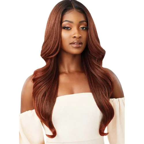 Lace wig with a side - part for a more flattering lookSeraphine Melted Hairline Synthetic Lace Front Wig By Outre