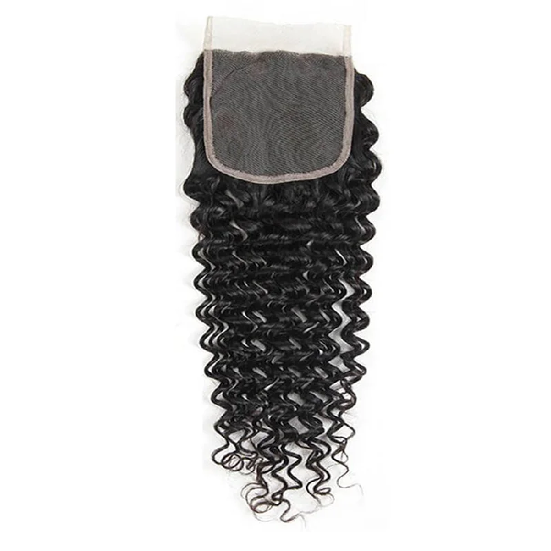 Human hair braided wigs for a luxurious feelSwiss Lace Remy Deep Wave Lace Closure 5"x5"