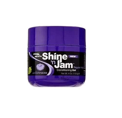 Lace wig with a side - part for a more flattering lookAMPRO Shine 'n Jam Conditioning Gel [REGULAR HOLD] 4oz