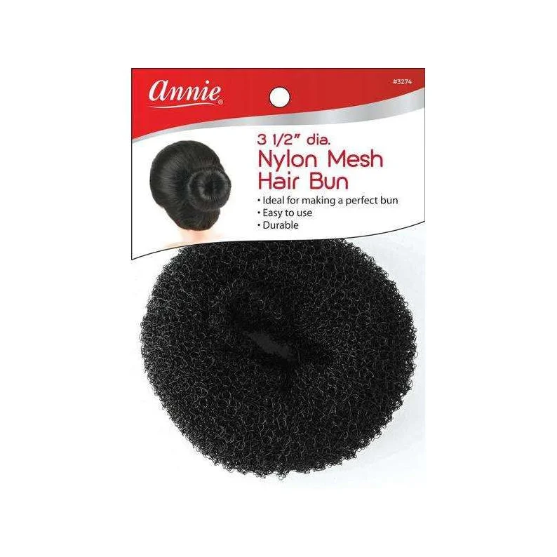 Synthetic lace wig with a heat - resistant formulaANNIE Hair Bun Donut Type 35 inch Nylon Mesh #03274