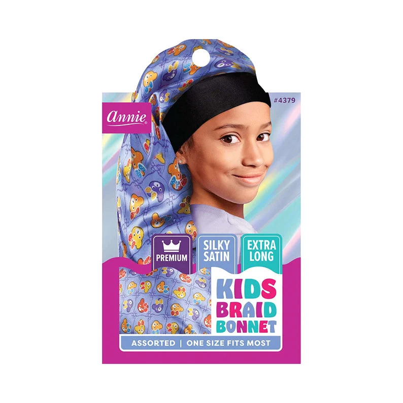 Adjustable - cap lace wig for a comfortable fitANNIE Kid's Silky Wide Edge Braid Bonnet #04379