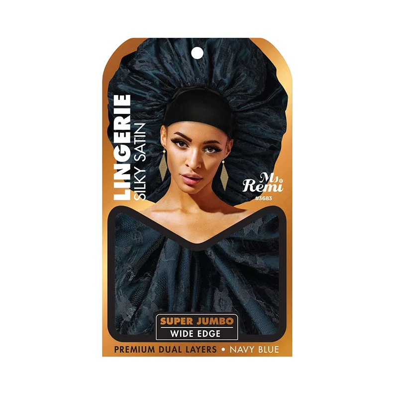 Full - lace wig with a natural - looking hairline for a seamless appearanceANNIE Lingerie Wide Edge Silky Bonnet X-Jumbo [Assorted Color] #03683