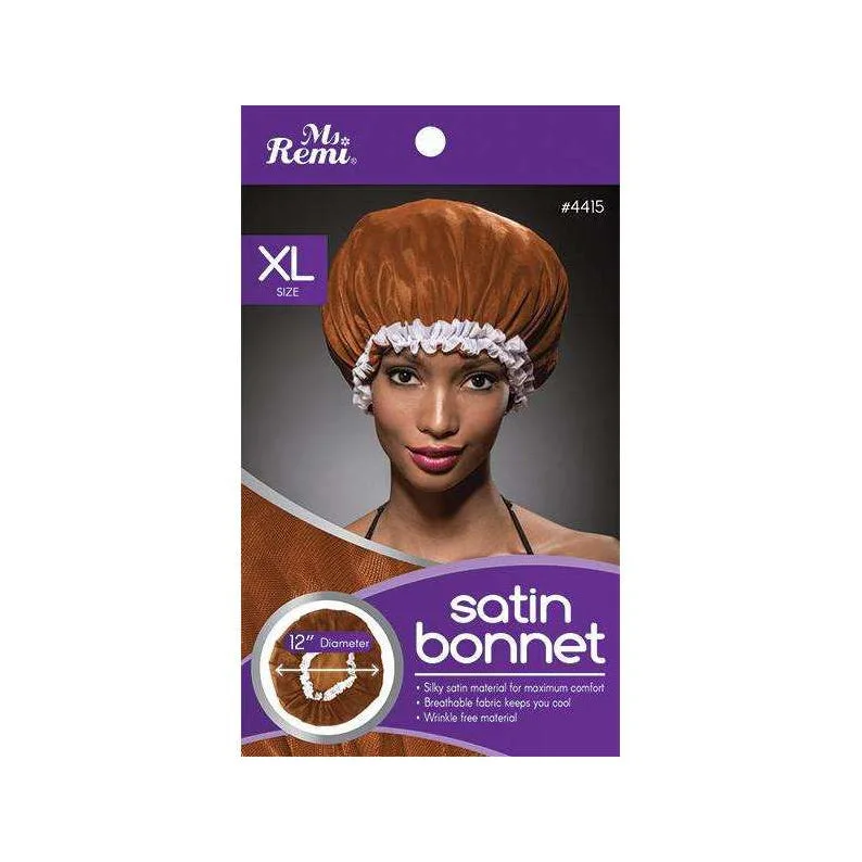 Lace wig with a 200 - density for a full and thick appearanceANNIE MS. REMI Satin Bonnet XL [ASSORTED COLOR] #04415