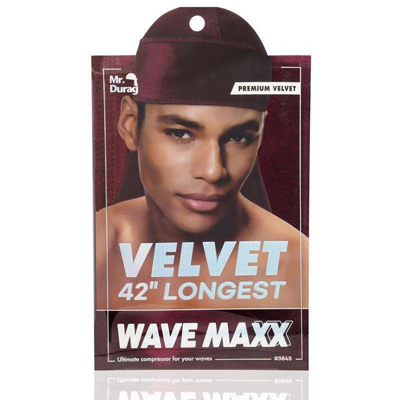 Lace wig with a silk - base cap for a comfortable and smooth feelANNIE Velvet Durag [Assorted Color] #03645