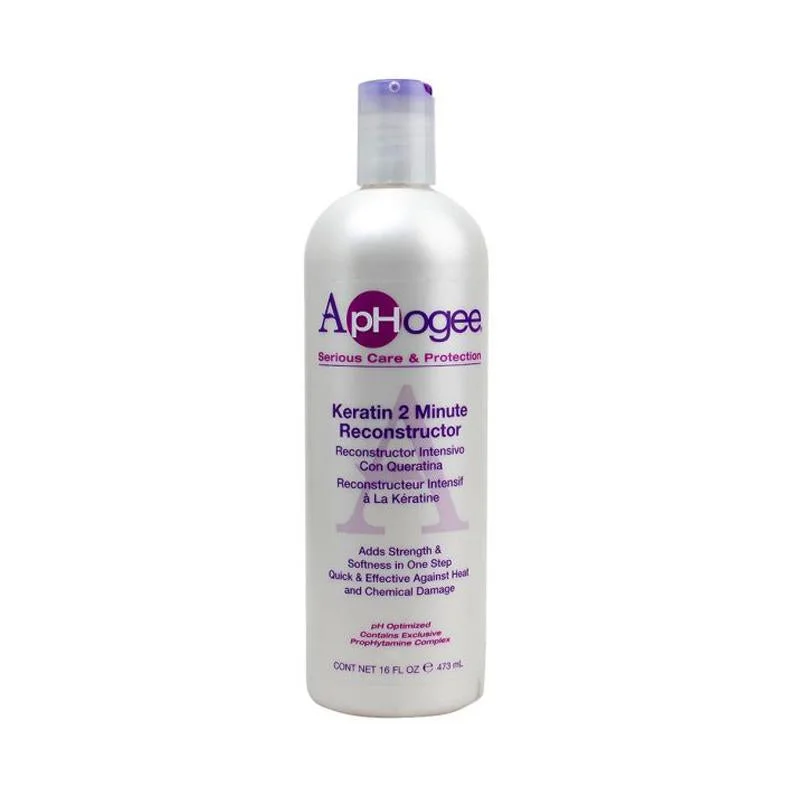 Lace wig with a side - part for a more flattering lookAPHOGEE KERATIN 2 MINUTE RECONSTRUCTOR 16oz