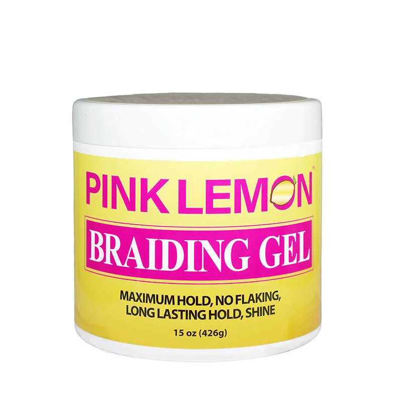 Lace wig with a straight texture for a sleek and minimalist lookBELLATIQUE Pink Lemon Braiding Gel 15oz