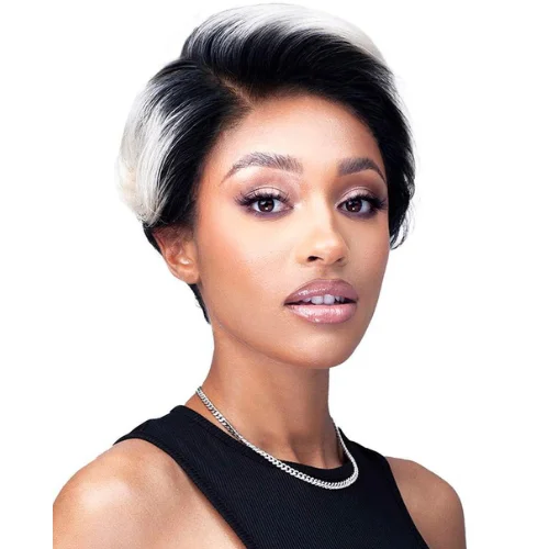 Full - lace wig with a natural - looking hairline for a seamless appearanceBelle MLF445 Synthetic Lace Front Wig by Bobbi Boss