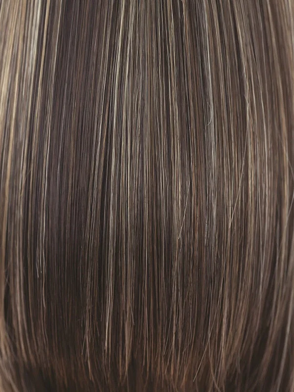 Chocolate Frost | Dark Brown base with 50/50 blend of light brown + light blonde highlights