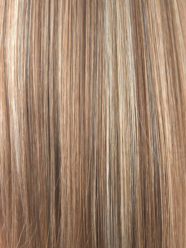 Maple Sugar | Light honey brown base with strawberry blonde highlights