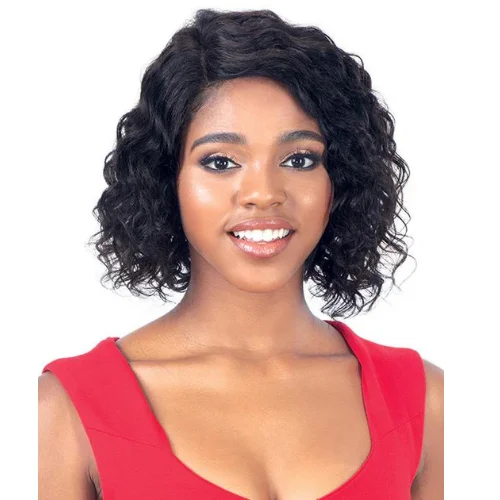 Adjustable - cap lace wig for a comfortable fitCalvin Naked Brazilian 100% Human Hair HD Lace Front Wig by Shake-N-Go