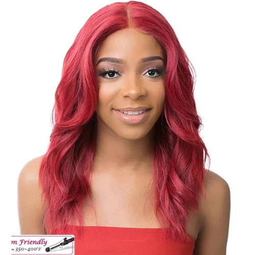 Lace wig with a 200 - density for a full and thick appearanceHD Lace Mesi 5G True HD Synthetic Lace Front Wig by It's A Wig