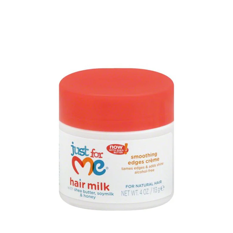 Lace wig with a wispy fringe for a soft and feminine lookJUST FOR ME Hair Milk Smoothing Edges Creme 4oz