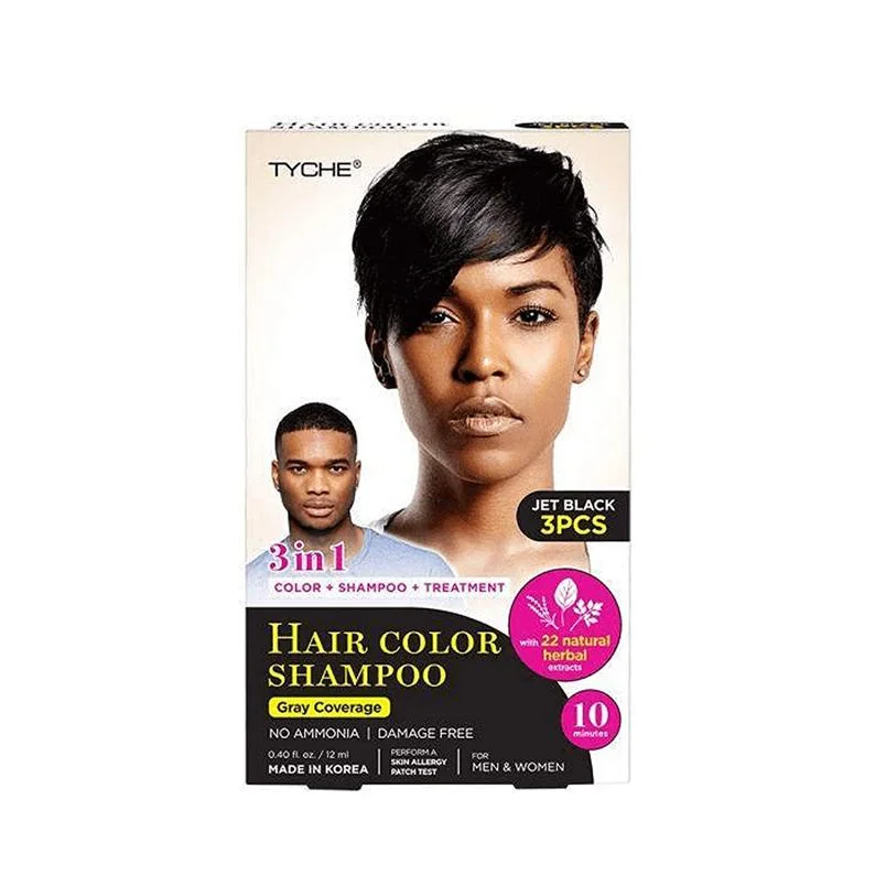 Lace wig with a silk - base cap for a comfortable and smooth feelNICKA K Tyche 3 In 1 Hair Color Shampoo Kit