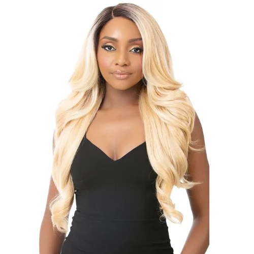 Full - lace wig with a natural - looking hairline for a seamless appearanceGlueless Sofina Illuze Synthetic Lace Front Wig by Nutique