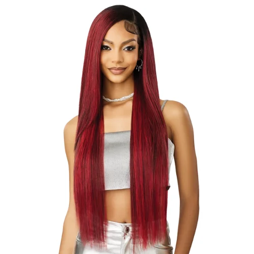 Lace wig with a silk - base cap for a comfortable and smooth feelSwirl 109 Swirlista Melted Hairline Synthetic Lace Front Wig by Outre