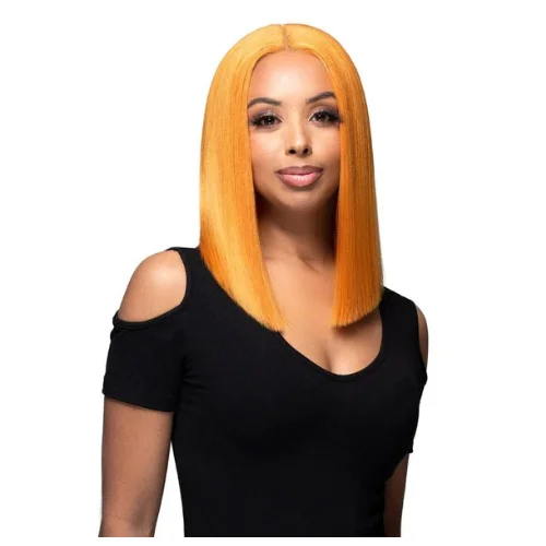 Lace wig with a side - part for a more flattering lookZoey MLF920 Synthetic Lace Front Wig By Bobbi Boss