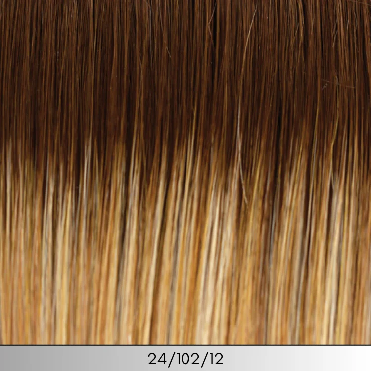 24/102/R12 - Golden Blonde/Platinum HL Rooted Light Golden Brown