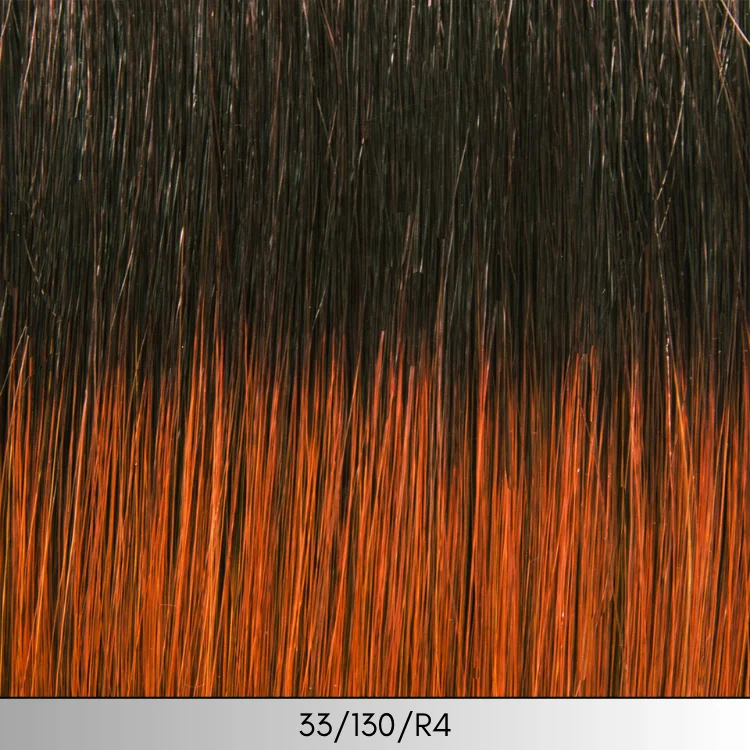 33/130/R4 - Dark Auburn Bright Auburn Blend Rooted Dark Brown