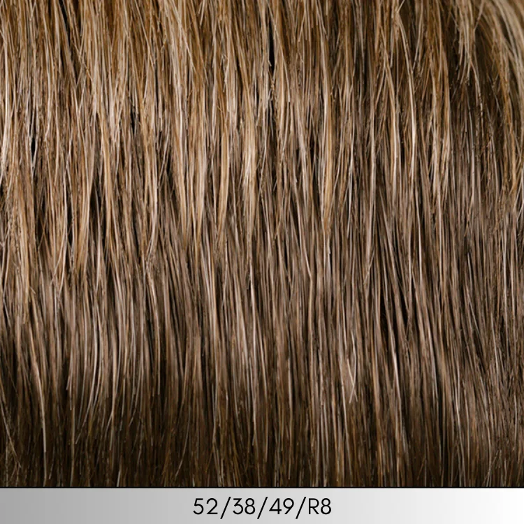 52/38/49/R8 - 3 Tone Grey Rooted Brown