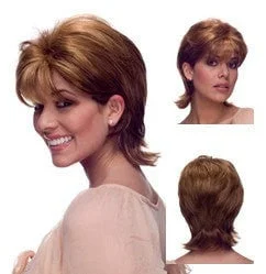 Short wig made from high - quality human hair for a luxurious feelAbbey by Jon Renau | Monofilament Top | CLEARANCE