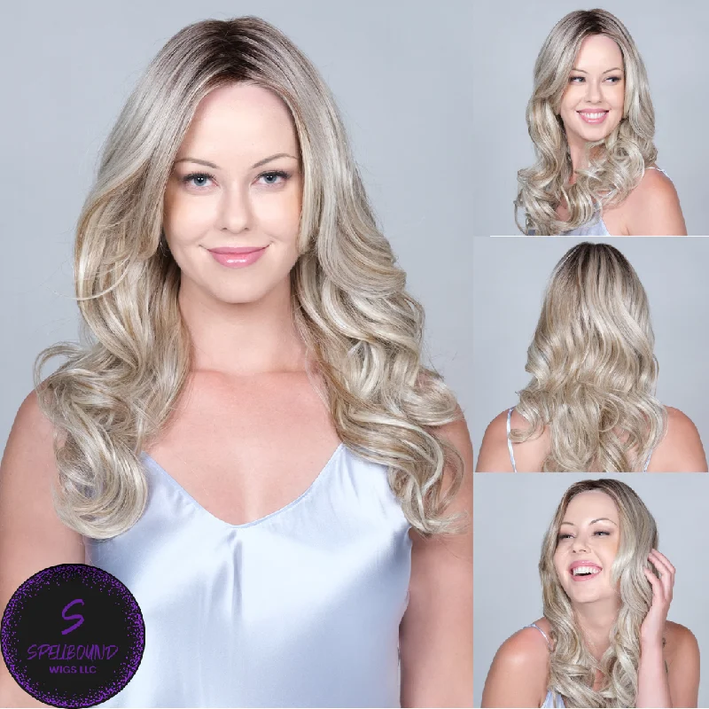 Medium - length wig with a side - swept bang for a sophisticated lookPure Honey (Monofilament Top)  - Café Collection by BelleTress